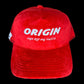 Origin "High off my hustle" velour trucker