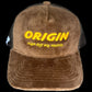 Origin "High off my hustle" velour trucker