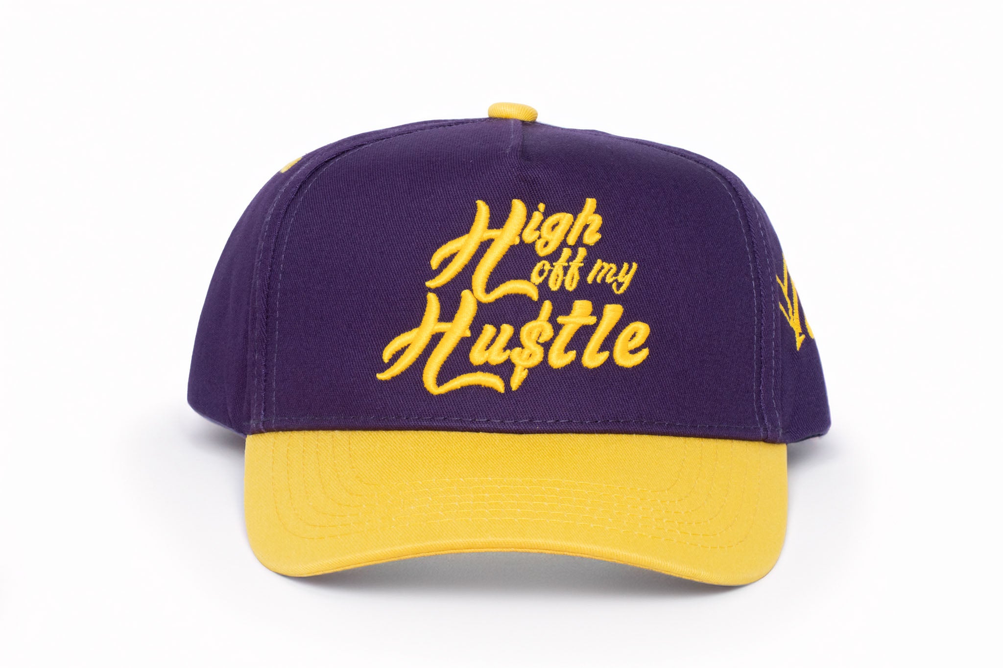 Purple Yellow Trucker