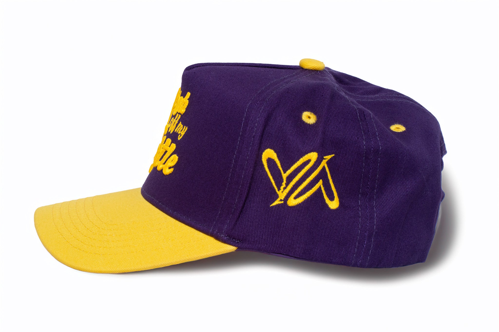 Purple Yellow Trucker