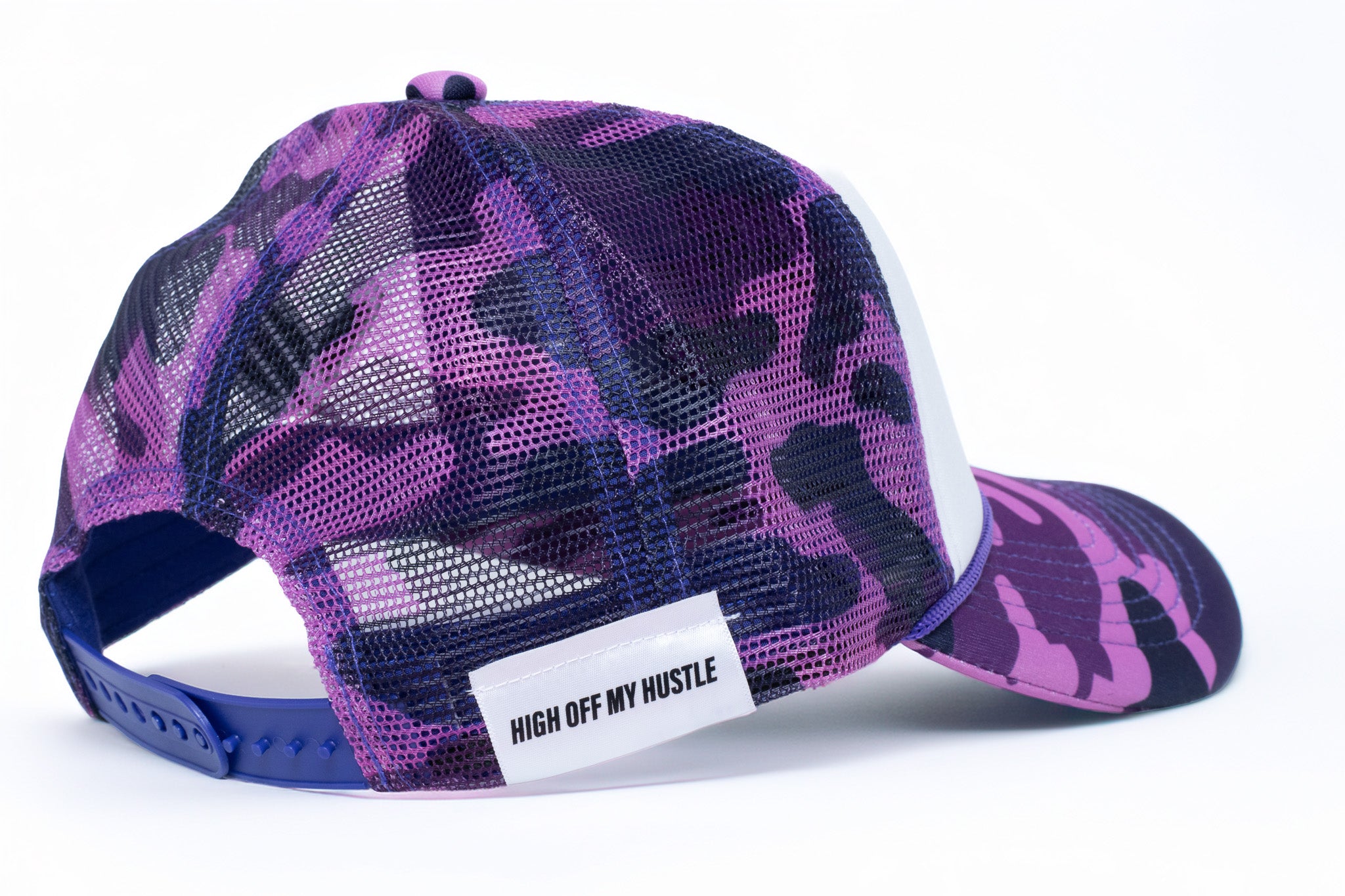 Purple White Trucker