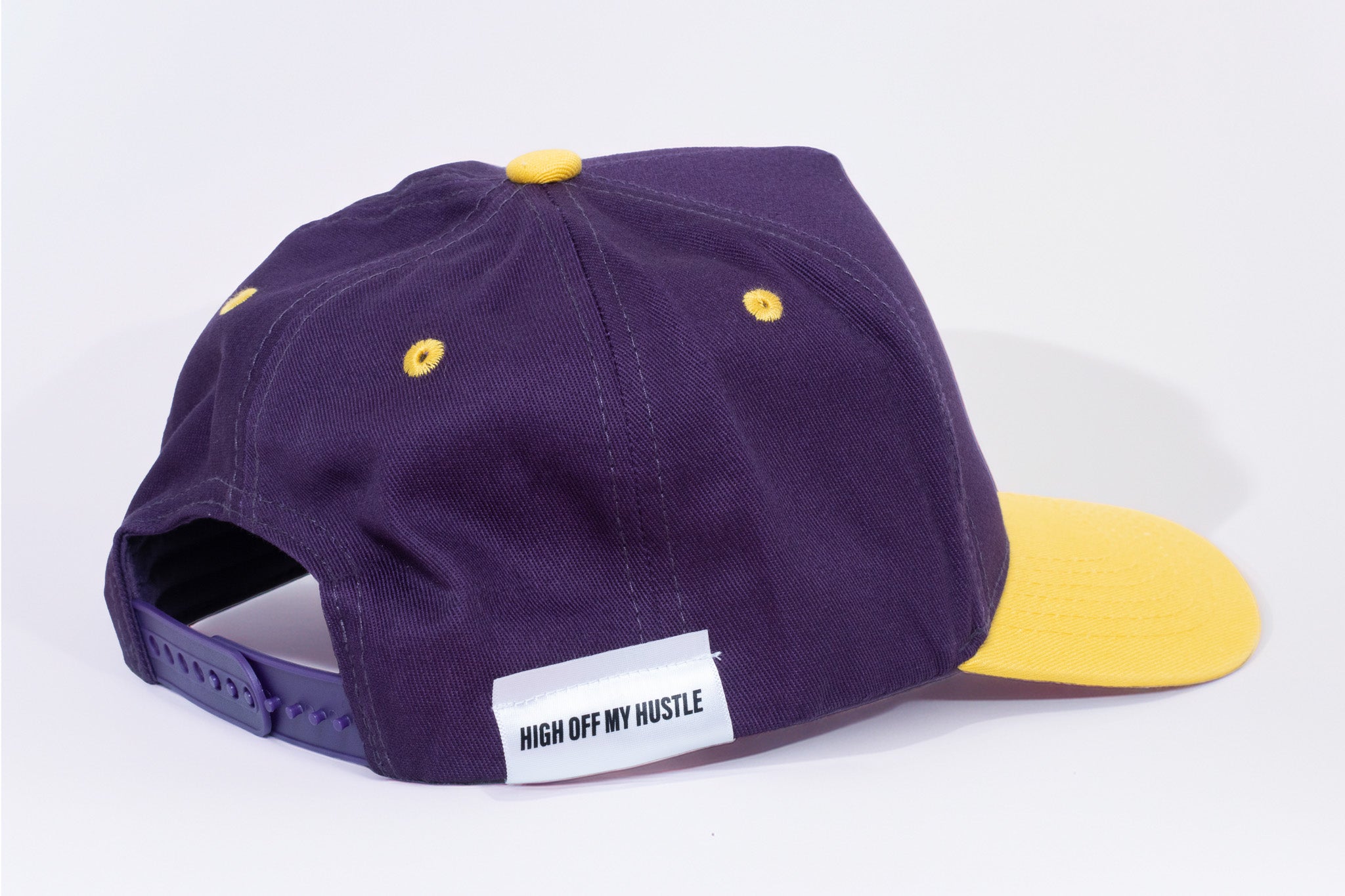 Purple Yellow Trucker